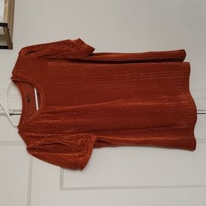 Puff sleeve velvet short sleeved shirt